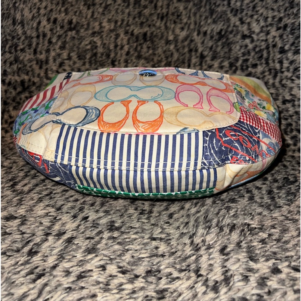 Beautiful Coach Patchwork Shoulder Bag - image 3